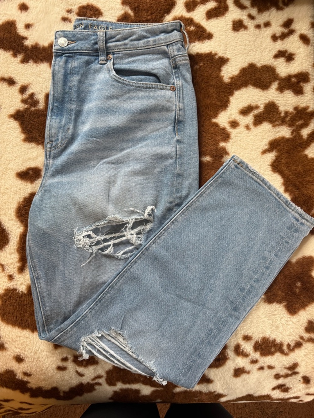 American Eagle Outfitters Light Blue Stretch Jeans
